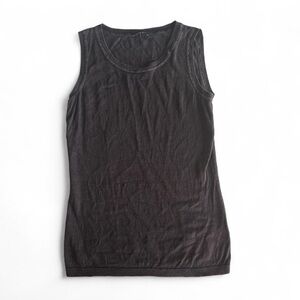 Lafayette 148 New York Brown Tank Top